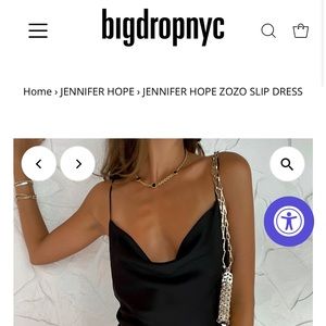 Jennifer Hope Zozo Silk Slip Dress